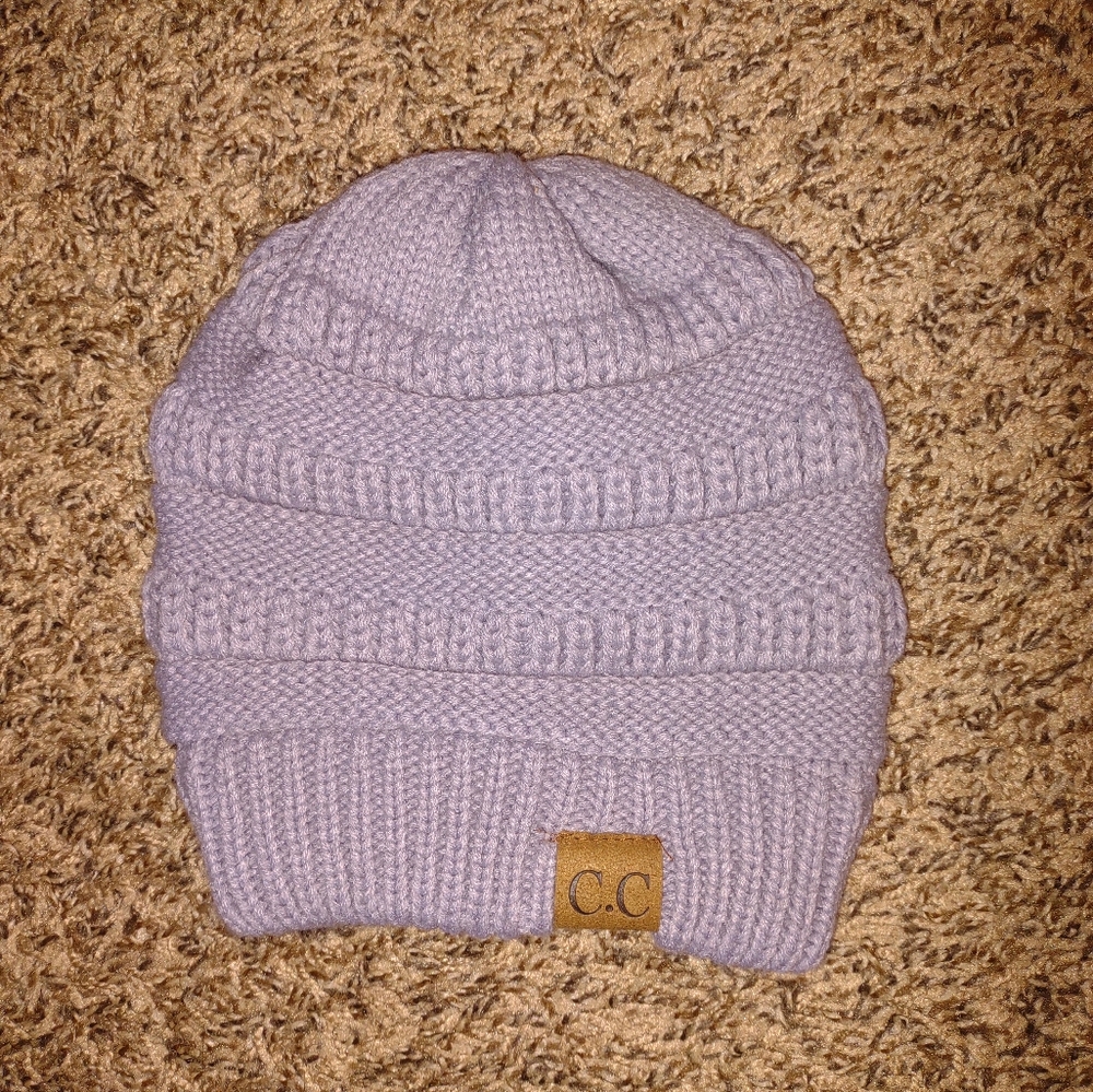 Lavender CC beanie